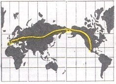 map of the first Hydrogen Highway