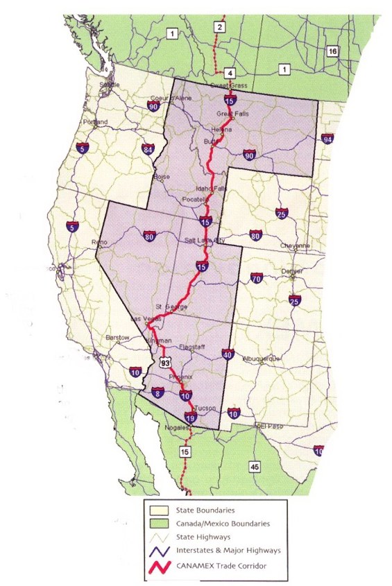 canamex plan map